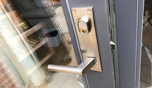 photo of Shane fitting UPVC Repair unit